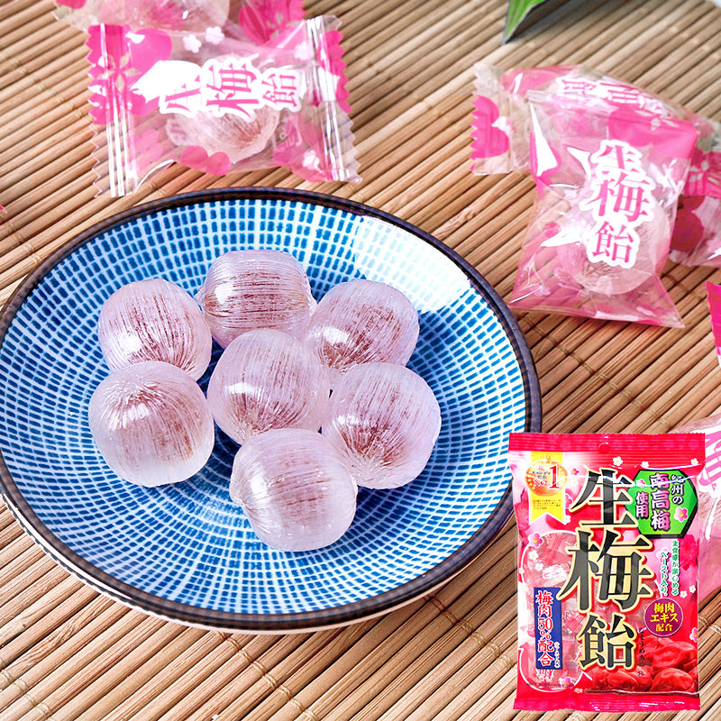 日本进口 理本 Ribon Candy Fresh Plum (Nama Ume)生梅饴 生梅子夹心糖果