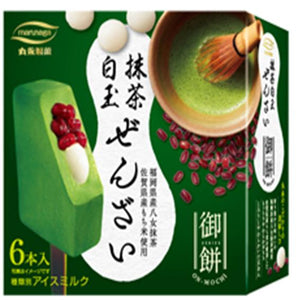 丸永製菓御餅 Marunaga Matcha Shiratama Zenzai Ice Cream 抹茶红豆白玉 冰激凌