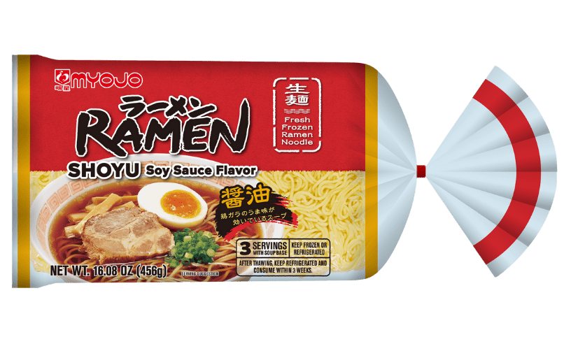 Myojo Nama Ramen Fresh Frozen Noodle Shoyu Soy Sauce Flavor 酱油味生拉面