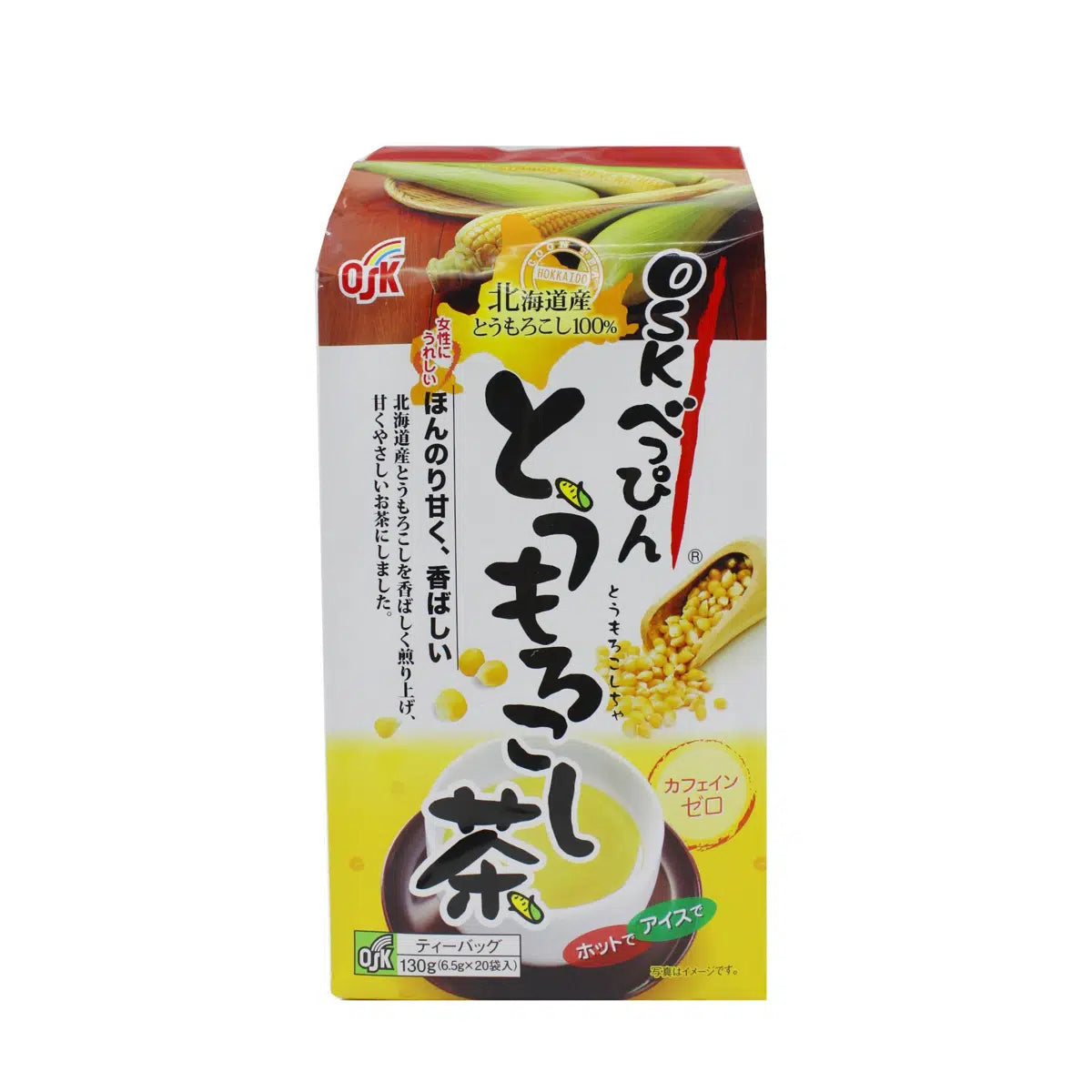 OSK Beppin Corn Tea 20P 玉米茶 20包/盒 无咖啡因 降血压 去水肿【尝味期Exp. 10/2024】