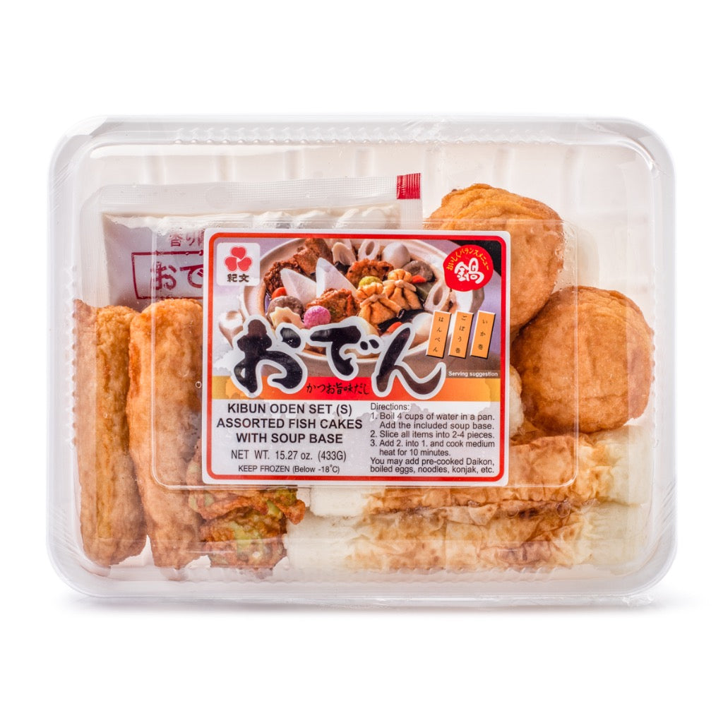 Kibun Oden Set Frozen 纪文 综合关东煮 带汤包 冷冻 15.27oz