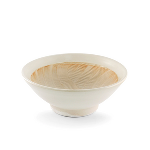 Japanese Style Mortar (Suribachi) 30 fl oz 研磨碗 面碗 汤碗 Ivory Bowl 93982【日本进口】