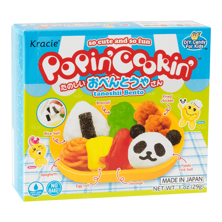 日本进口 Kracie 儿童DIY软糖 便当组合 Popin Cookin Tanoshii Bento