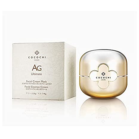 COCOCHI 日本 AG Ultimate Facial Cream Mask & Essence Cream 抗糖 小金罐 修护补水 涂抹面膜 110g