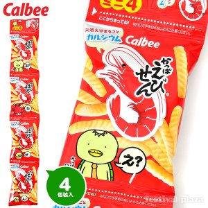 日本 Calbee 虾条 mini 四小包