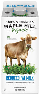 Maple Hill 有机 百分百草饲 2%降脂 奶牛 Organic 100% grassfed 2% milk