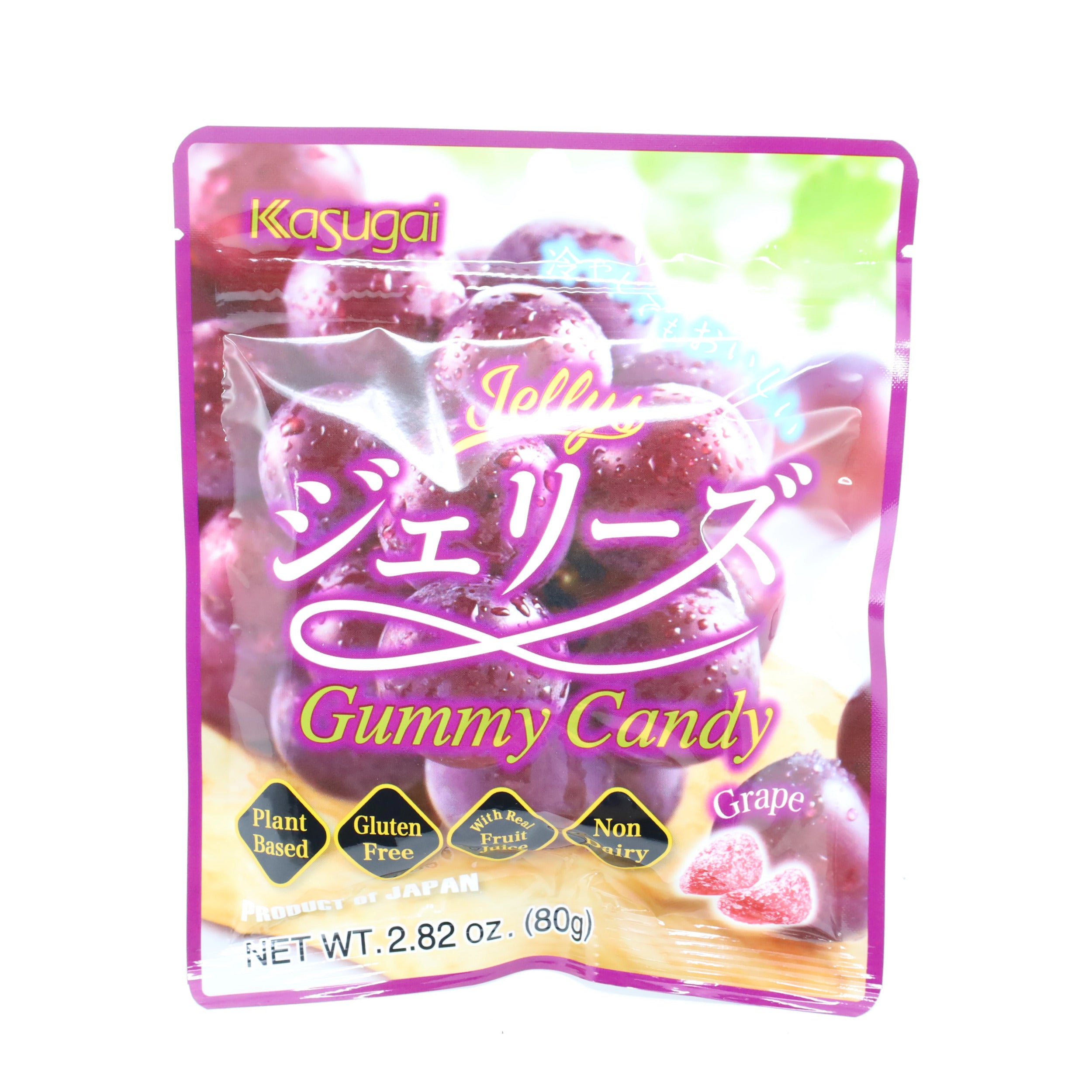 春日井 Kasugai Jellys 红葡萄味 水果 软糖 Grape Gummy 80g【最佳尝味BBD 7/6/2023】