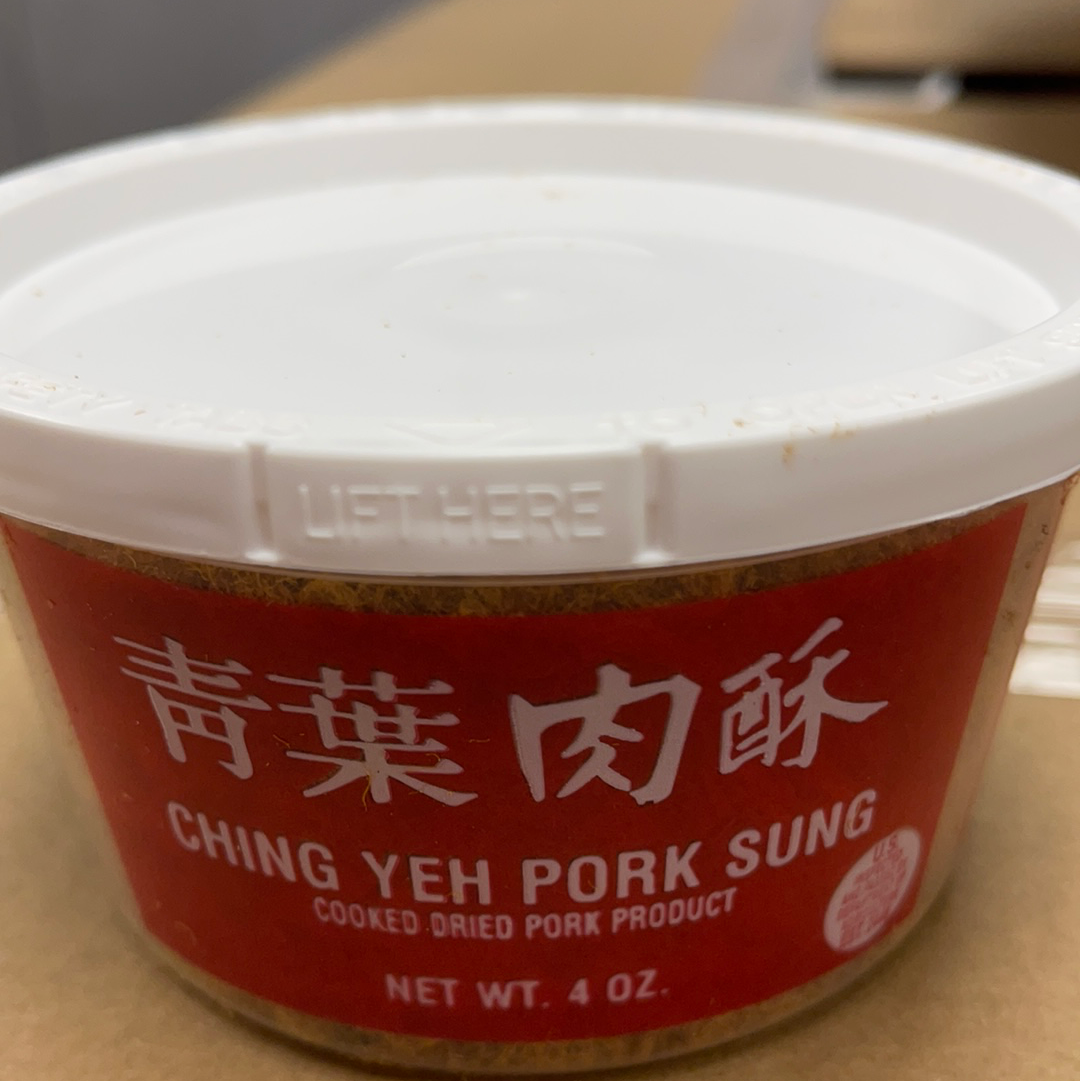 青叶肉酥 Ching Yeh Prok Sung 4oz【最佳尝味期BBD 08/2024】