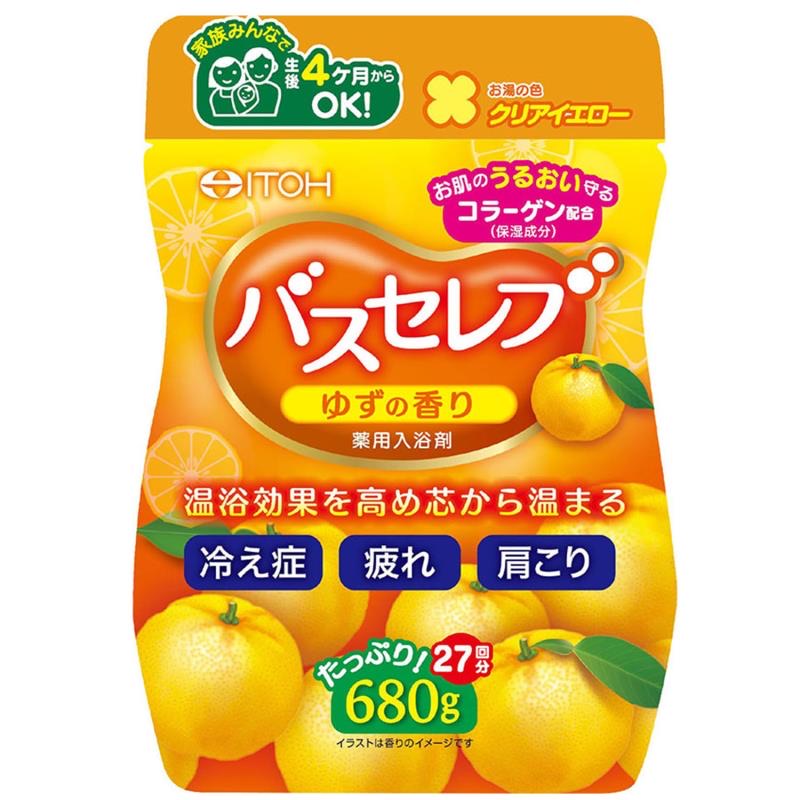 ITOH 柚子洗浴剂 纯天然 4个月以上baby也可以放心使用【日本进口】680g