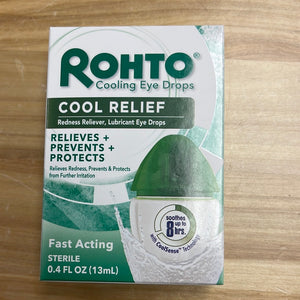 ROHTO 眼药水 针对眼红眼干Cooling Eye Drops  DUAL ACTION Redness+Dryness Relief