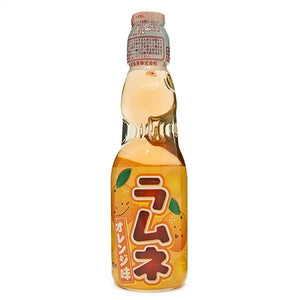 Hatakosen 波子弹珠汽水-橙子味, 200 ml