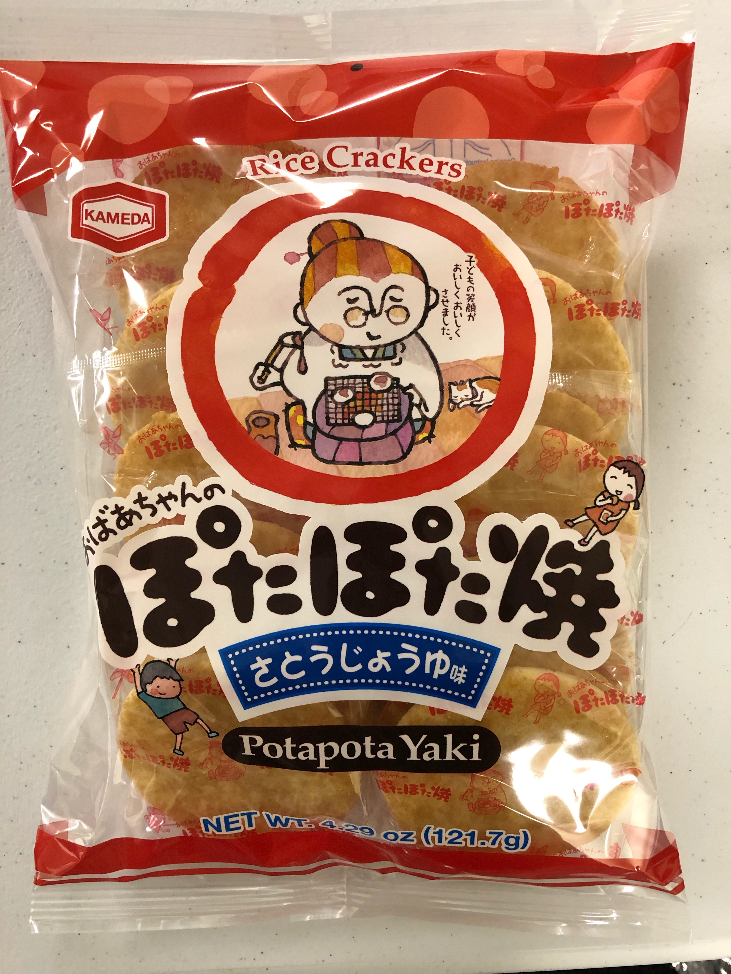 Kameda 无添加 米饼 potapota rice cracker 最著名的日本米饼