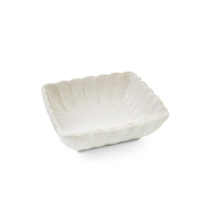 NEW 象牙色 方形小白碗/盘 Kikka Kobiki Ivory Square Kobachi Bowl