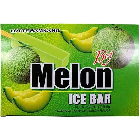 韩国 Lotte melon ice bar