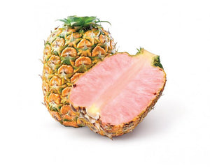 粉菠萝 fresh pink pineapples