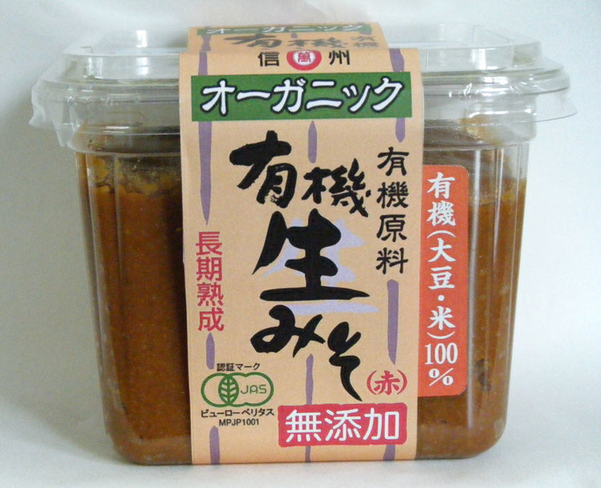 日本 信州 有机赤味增 长期熟成 Organic soy bean paste