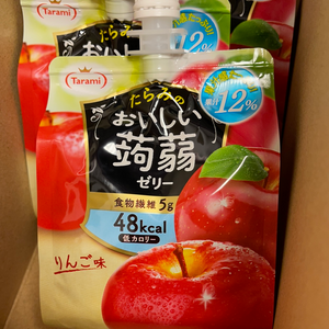 Tarami Jelly Drink Apple 苹果 魔芋 健康 果冻 低卡 低糖 高膳食纤维