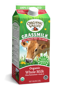 有机谷 有机牛奶 全脂 100%草食牛奶 | Organic Valley 100% Grass-Fed Whole Milk