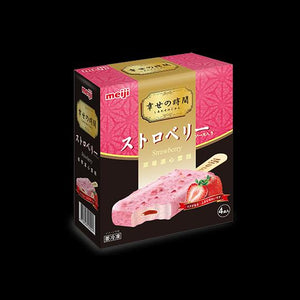 日本明治 草莓浓心雪糕　meiji Strawberry Ice cream