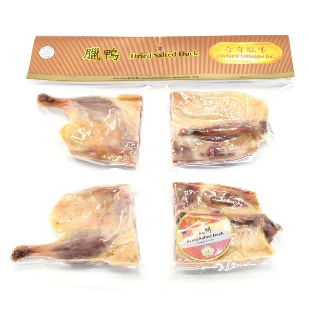 Dried Salted Duck奇有腊鸭28oz(4独立包装入1份/Pack)