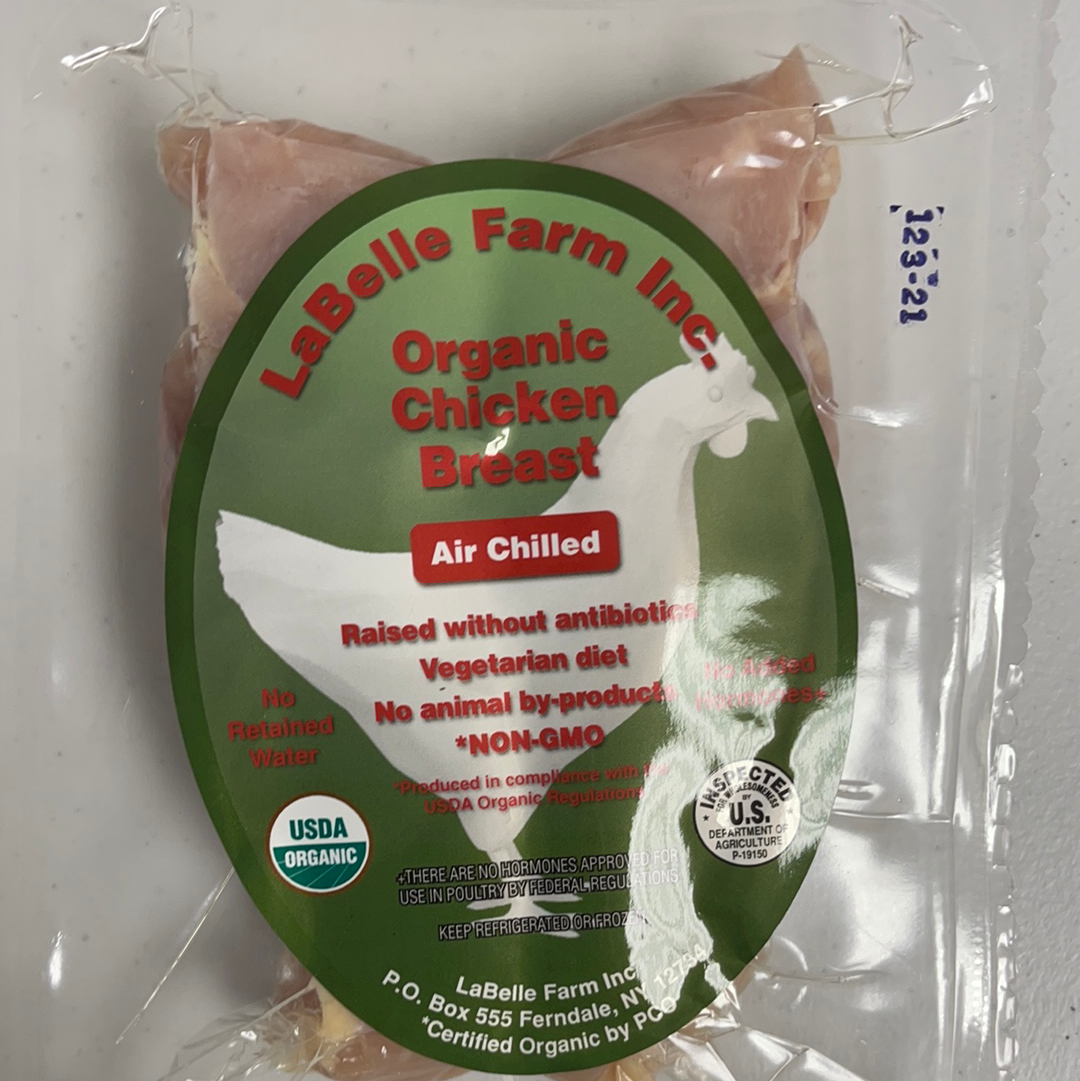 【有机鸡肉】鸡胸肉 Organic Air Chilled Chicken Breast 无抗生素 非转基因 空冷处理不含水分 【本地农场】