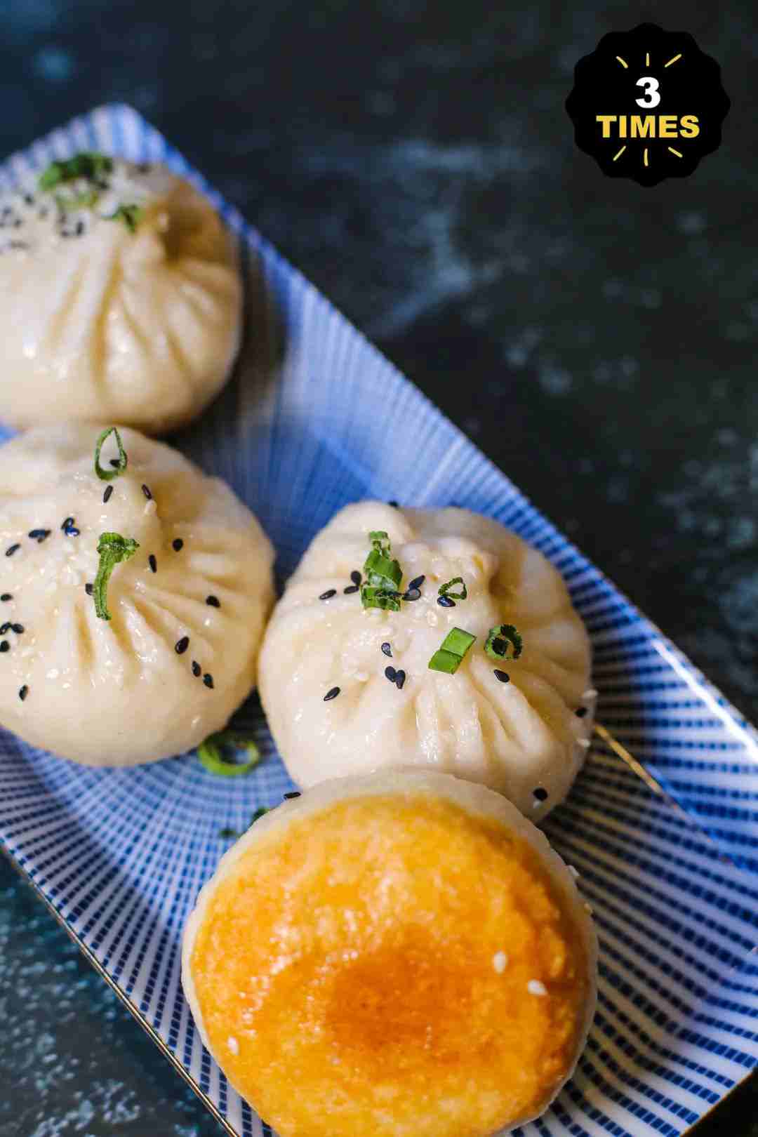 上海 生煎包 每份20颗 Shanghai Pan-fried bun 20个 3times