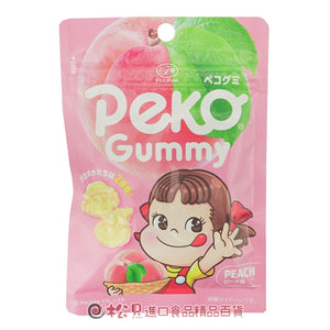 日本 不二家 Fujiya 白桃味軟糖50g Fujiya Peko Gummy Peach 50g