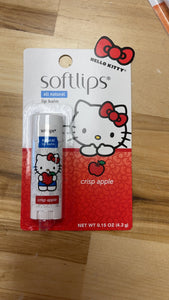 hello Kitty NATURAL lip balm crisp apple 苹果口味润唇膏 纯天然成分