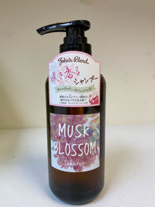 日本 JOHN'S BLEND MUSK BLOSSOM SHAMPOO 460ML 日本JOHN'S BLEND樱花麝香保湿修护洗发水 460ML