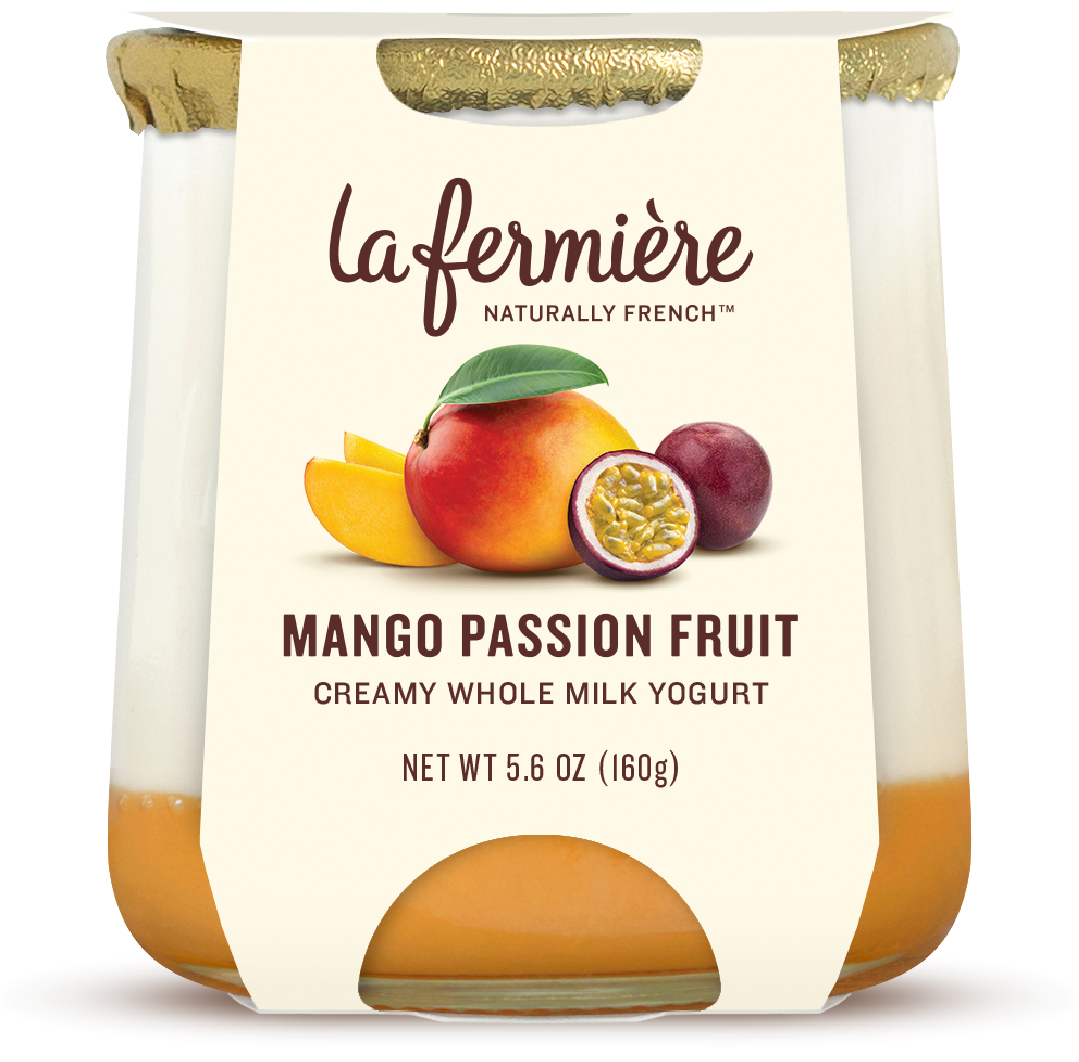 LA FERMIÈRE 法式水果酸奶 芒果百香果口味 Mango Passion Fruit Yogurt 5.6oz