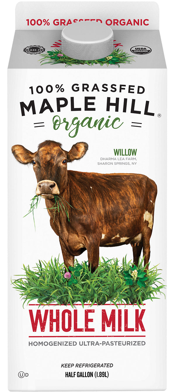 Maple Hill 有机 百分百草饲 全脂 奶牛 Organic 100% grassfed whole milk