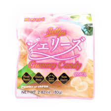 春日井 Kasugai Jellys 水蜜桃味 水果 软糖 Peach Gummy 80g『最佳尝味期 6/11/2023』