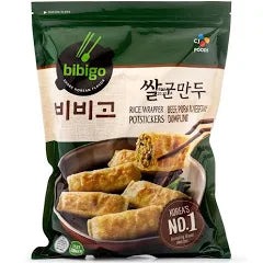 CJ BIBIGO 必品阁 Rice Wrapper Potsticker 米皮煎饺 (猪肉&牛肉) beef & pork 28oz