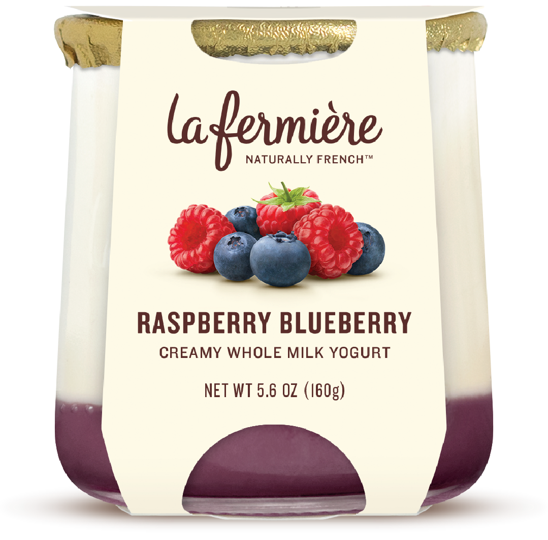 LA FERMIÈRE  法式水果酸奶  树莓蓝莓口味 Raspberry Blueberry Yogurt