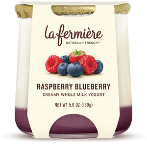 LA FERMIÈRE  法式水果酸奶  树莓蓝莓口味 Raspberry Blueberry Yogurt