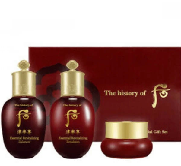 韩国 THE HISTORY OF WHOO 后 Jinyulhyang 津率享 红华凝香颜系列 礼盒 3pc