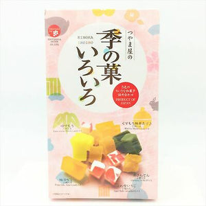 日本 节日礼盒 糯米糍 五种口味 减糖 Tsuyamaya Kinoka Iroiro Agar Jelly 348g/ 12.27oz(15Pcs)