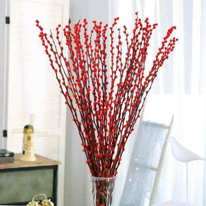 年宵花 银柳 Red Cat-tail willows