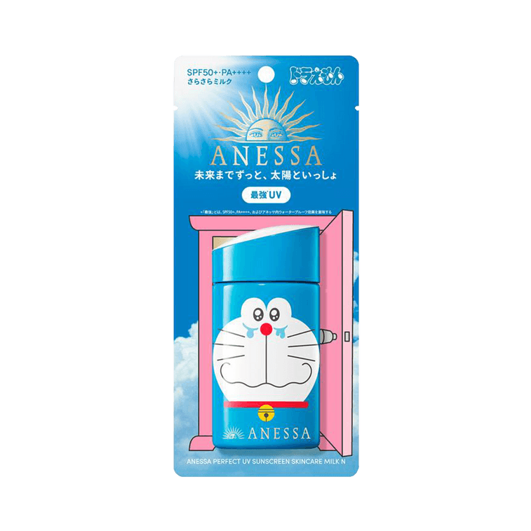 SHISEIDO 资生堂 ANESSA 安耐晒 Limited Doraemon Sunscreen 哆啦A梦限定 小金瓶 哭哭款 水能户外 清透 防晒乳 SPF50 60ml