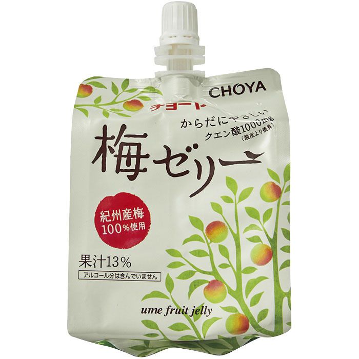 日本 choya 纪州 国产 南高梅 梅子 果冻 ume fruit  jelly