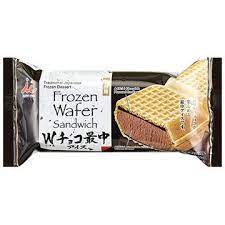 Imuraya 井村屋 Double Chocolate Wafer Sandwich 巧克力华夫 冰激凌 1piece